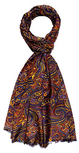 Lorenzo Cana - Designer Schal Schaltuch aus Baumwolle mit Seide aufwändig bedruckt Paisley Muster Marken Tuch Schaltuch 70 x 190 cm 8910911 Lorenzo Cana - Designer Schal Schaltuch aus Baumwolle mit Seide aufwändig bedruckt Paisley Muster Marken Tuch Schaltuch 70 x 190 cm 8910911 von Lorenzo Cana