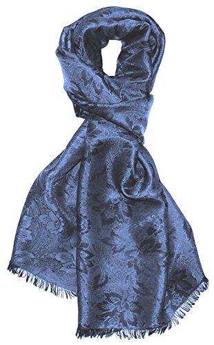 Lorenzo Cana Herren Schal Luxustuch elegant gewebt in Damastwebung florales Paisleymuster aus Viskose mit Seide blau 55 cm x 190 cm - 8915911 Lorenzo Cana Herren Schal Luxustuch elegant gewebt in Damastwebung florales Paisleymuster aus Viskose mit Seide blau 55 cm x 190 cm - 8915911 von Lorenzo Cana