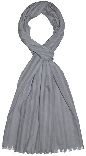 Lorenzo Cana Herren Schal aus feinster Baumwolle mit Seide aufwändig jacquard gewebte dezente Webstreifen Naturfaser Schaltuch 55 cm x 180 cm eleganter leichter Männer Modeschal in Grau 8922611 Lorenzo Cana Herren Schal aus feinster Baumwolle mit Seide aufwändig jacquard gewebte dezente Webstreifen Naturfaser Schaltuch 55 cm x 180 cm eleganter leichter Männer Modeschal in Grau 8922611 von Lorenzo Cana