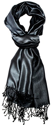 Lorenzo Cana Herren Wendeschal 70% Seide 30% Viskose Schaltuch 70 cm x 190 cm zweifarbig Schal Stola wendbar Double Face von Lorenzo Cana
