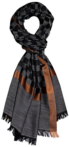 Lorenzo Cana Herrenschal Schaltuch Schal 70 cm x 180 cm 50% Kaschmir 40% Baumwolle 10% Seide Schwarz Grau 7839511 Lorenzo Cana Herrenschal Schaltuch Schal 70 cm x 180 cm 50% Kaschmir 40% Baumwolle 10% Seide Schwarz Grau 7839511 von Lorenzo Cana