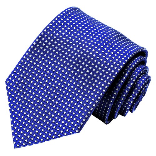 Designer Luxus Krawatte aus 100% Seide rot bordaux weinrot weisse Punkte 84300 Lorenzo Cana