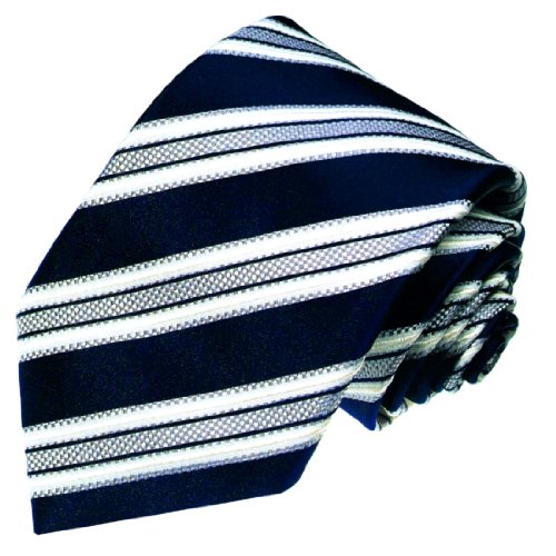 Lorenzo Cana - Luxus Krawatte aus 100% Seide - Seidenkrawatte Blau Weiss Dunkelblau Grau Streifen - 77007 Lorenzo Cana - Luxus Krawatte aus 100% Seide - Seidenkrawatte Blau Weiss Dunkelblau Grau Streifen - 77007 von Lorenzo Cana