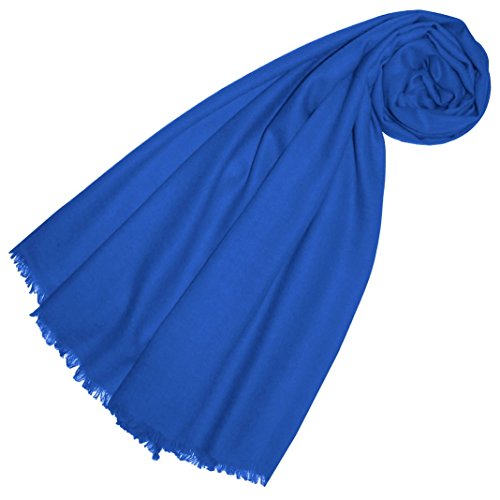 Lorenzo Cana Luxus Pashmina Damen Schal Schaltuch 100% Kaschmir leicht kuschelweich Kaschmirschal Kaschmirtuch Kaschmirpashmina einfarbig 78319 von Lorenzo Cana