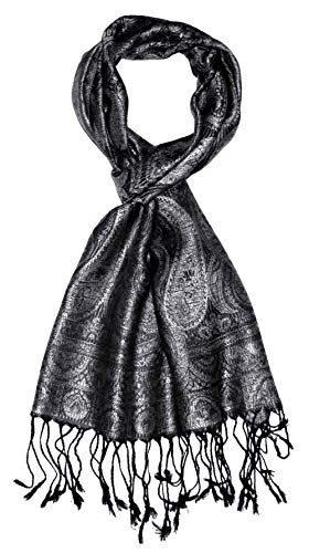 Lorenzo Cana Luxus Seidenschal für Männer Schal 100% Seide gewebt Herrenschal elegant Paisley Muster Grau Schwarz 7864511 Lorenzo Cana Luxus Seidenschal für Männer Schal 100% Seide gewebt Herrenschal elegant Paisley Muster Grau Schwarz 7864511 von Lorenzo Cana