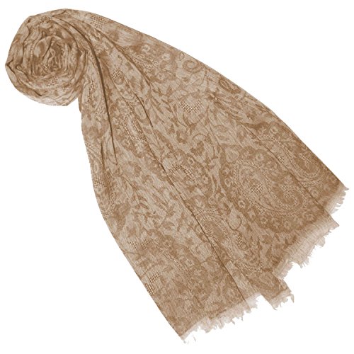 Lorenzo Cana Pashmina Schal Schaltuch 100% Kaschmir Kaschmirschal Kaschmirtuch Kaschmirpashmina Camel Beige Vikunja 7837177 von Lorenzo Cana