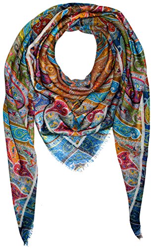 Lorenzo Cana - XXL Herren Tuch 50% Kaschmir 50% Seide aufwändig mehrfarbig bedruckt 140 x 140 Pashmina Umschlagtuch Schaltuch Schal Stola bunt 7839411 Lorenzo Cana - XXL Herren Tuch 50% Kaschmir 50% Seide aufwändig mehrfarbig bedruckt 140 x 140 Pashmina Umschlagtuch Schaltuch Schal Stola bunt 7839411 von Lorenzo Cana