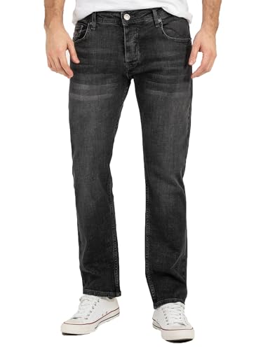 Lorenzo Loren Herren Jeans Regular Fit Stretch Jeans Männerhose Herrenjeans Denim Hosen Herrenhose Straight Cut Stonewashed LL-4006 Dunkelgrau W30 L32 von Lorenzo Loren