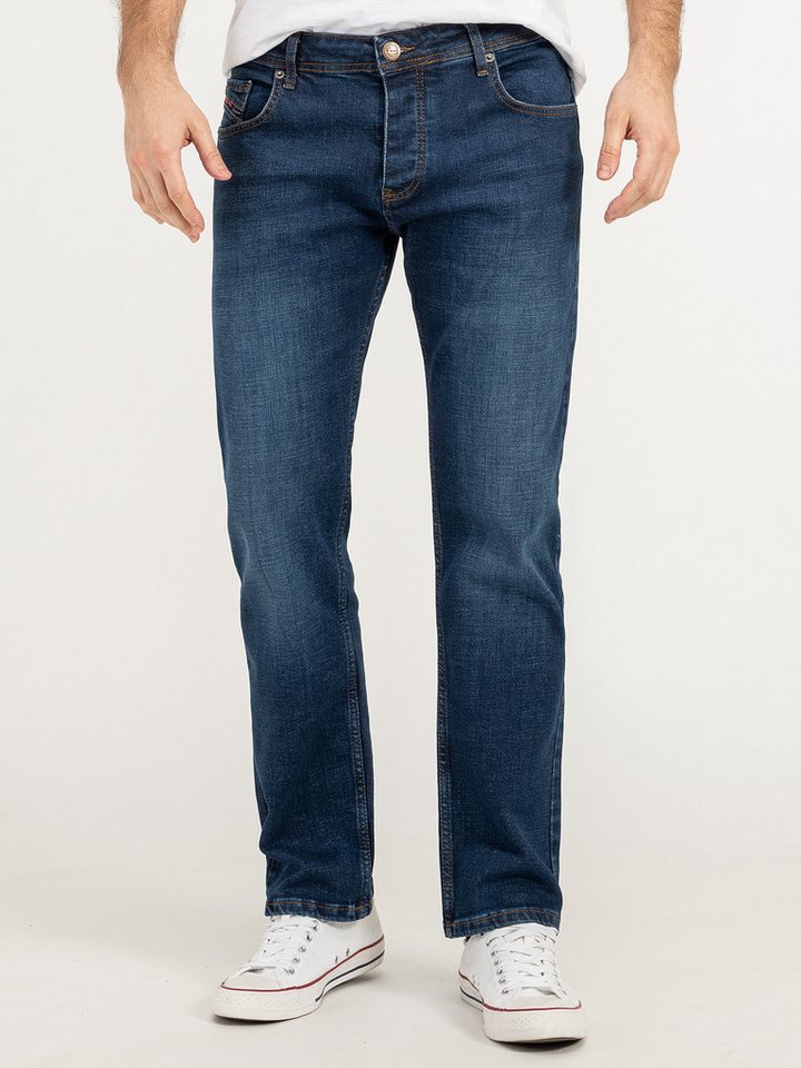 Lorenzo Loren Straight-Jeans Herren Jeans Stretch Blau LL-4008 Lorenzo Loren Straight-Jeans Herren Jeans Stretch Blau LL-4008 von Lorenzo Loren