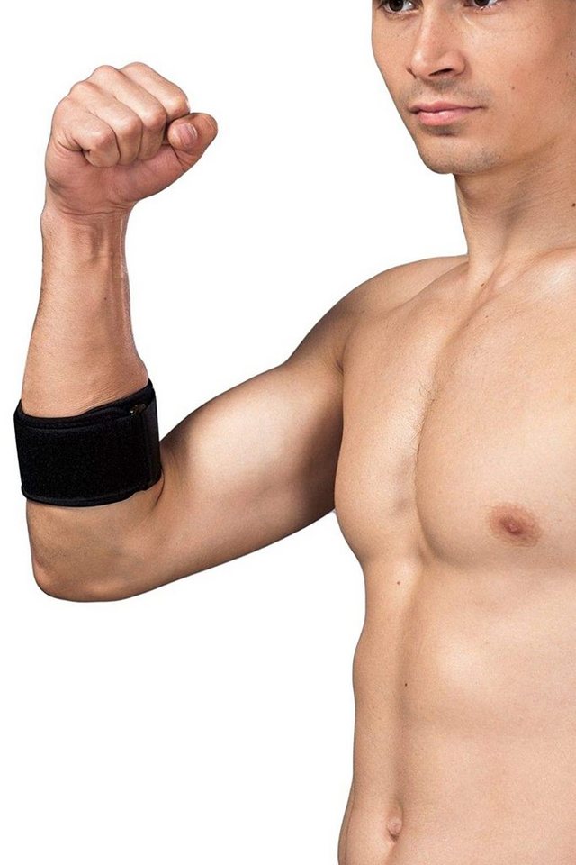 Lorey Medtec Ellenbogenbandage EL03001 Kombinierte Epibandage mit Druckpelotte, Ellenbogen-Spange von Lorey Medtec