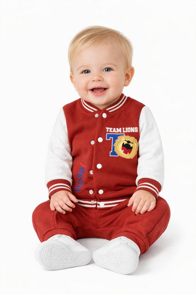 Lorey Medtec Neugeborenen-Geschenkset Jungen Outfit 2er Set, Gr. 74 – Jacke & Hose aus 100% Baumwolle (Jacke + Hose) von Lorey Medtec