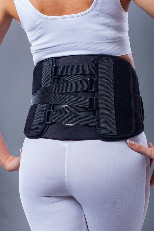 Lorey Medtec Rückenbandage LU19012 Robuste Rückenstütze, Lumbalbandage aus Neopren, Stützgurt von Lorey Medtec