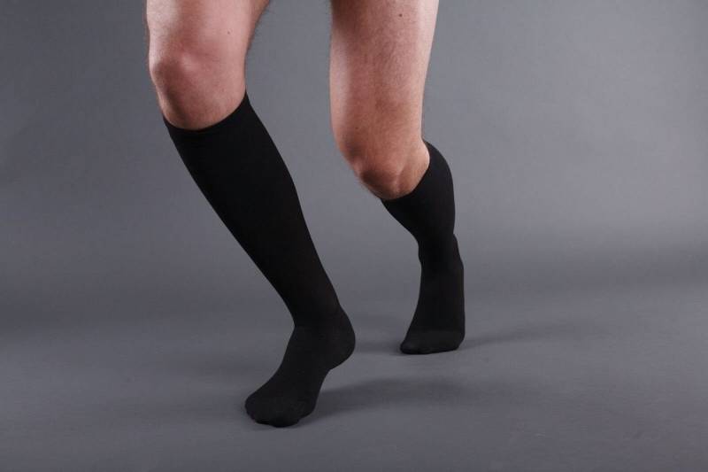 Lorey Medtec Stützkniestrümpfe Reisestrümpfe für Männer, Reisesocken, Kompressionsstrümpfe, Klasse 1 von Lorey Medtec