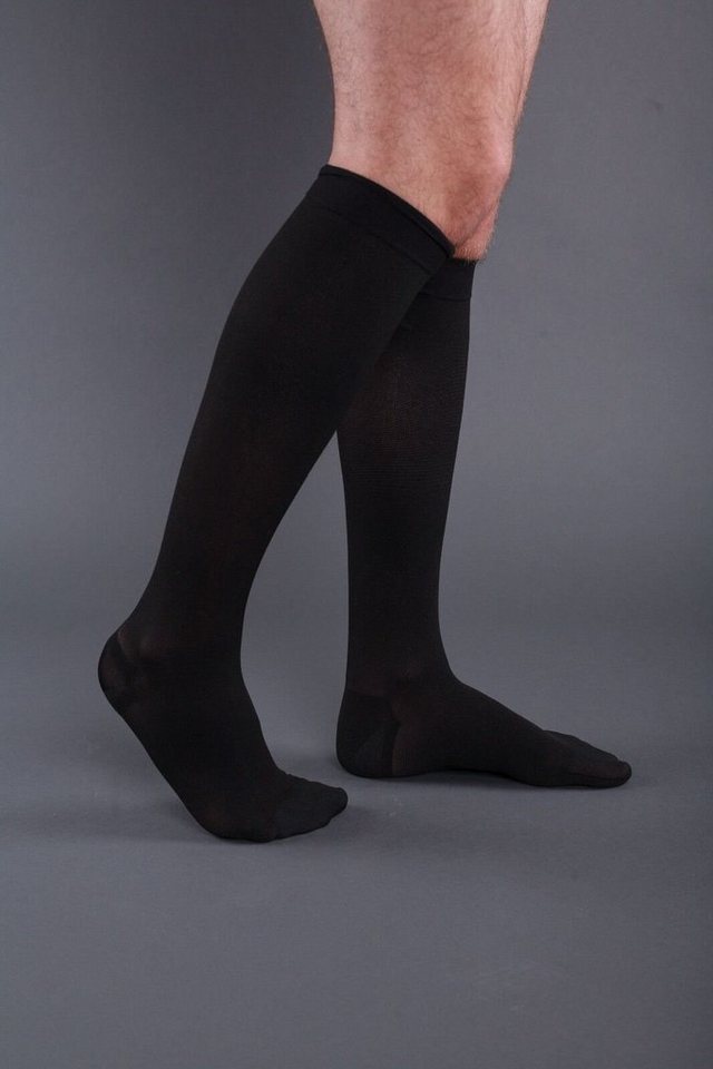 Lorey Medtec Stützkniestrümpfe Reisestrümpfe für Männer, Reisesocken, Kompressionsstrümpfe, Klasse 2 von Lorey Medtec