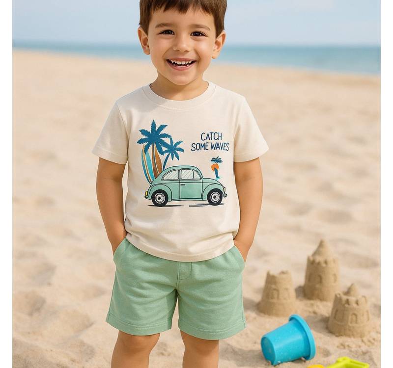 Lorey Medtec T-Shirt & Shorts Jungen Outfit, 2er Set für Kleinkind: T-Shirt + Shorts, 100% Baumwolle von Lorey Medtec