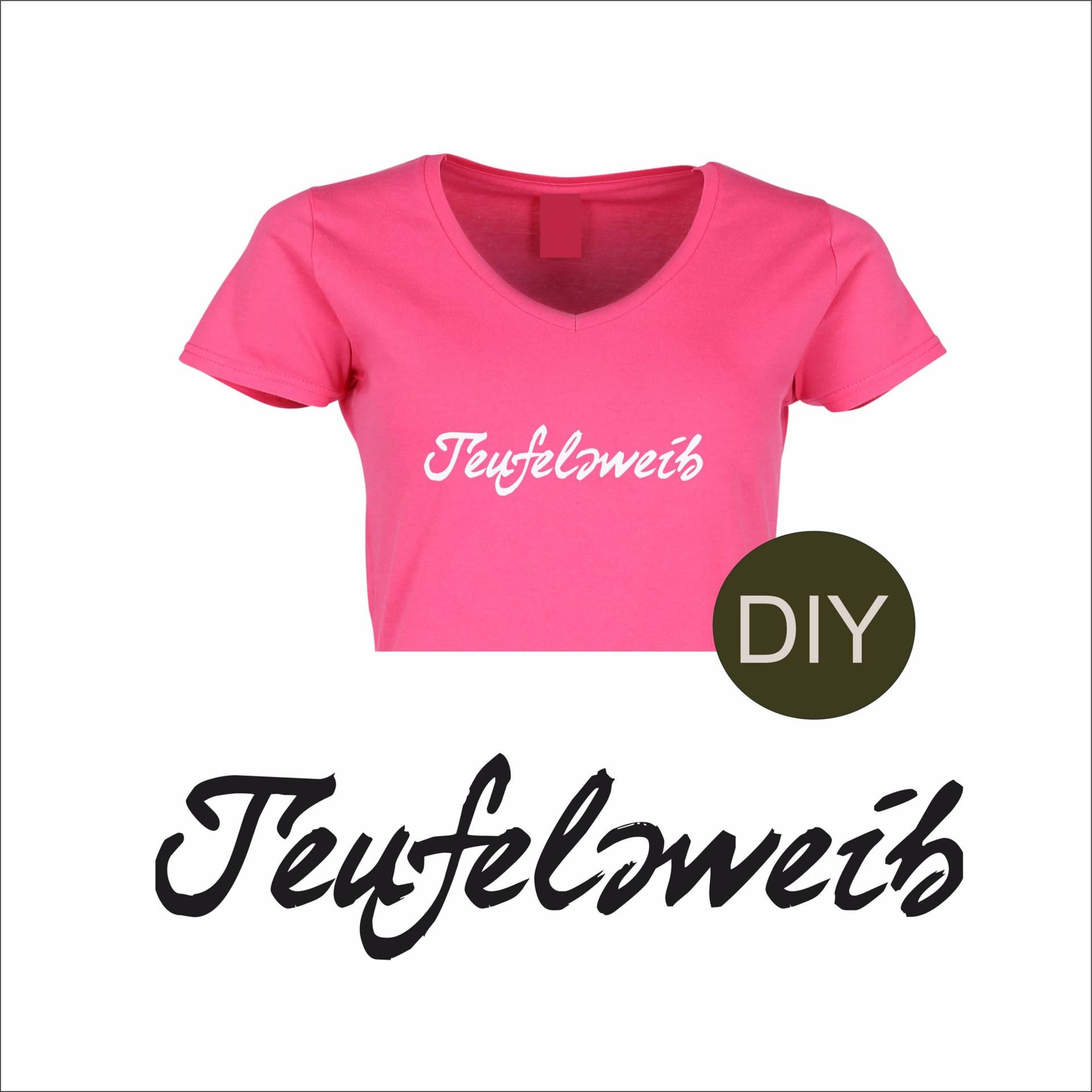 Bügelbild/Aufbügler Teufelsweib Diy Verschiedene Größen Und Farbauswahl Bügelbild/Aufbügler Teufelsweib Diy Verschiedene Größen Und Farbauswahl von LorfeDesign