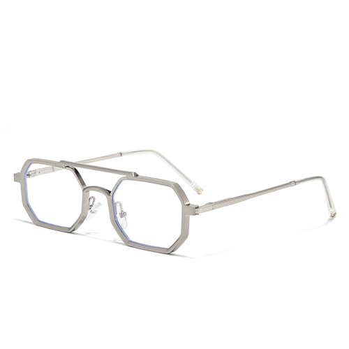 Eckige Sonnenbrille Trendy Polarisiert Polygon Metall Rahmen Sonnenbrille UV400-Schutz Für Herren Damen Outdoor ReisenB,1 Eckige Sonnenbrille Trendy Polarisiert Polygon Metall Rahmen Sonnenbrille UV400-Schutz Für Herren Damen Outdoor ReisenB,1 von Lorheyar