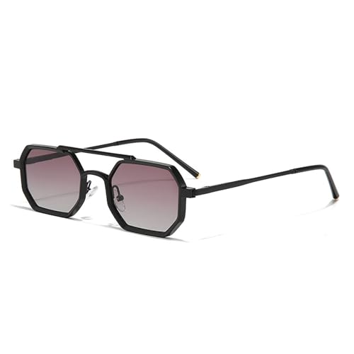 Eckige Sonnenbrille Trendy Polarisiert Polygon Metall Rahmen Sonnenbrille UV400-Schutz Für Herren Damen Outdoor ReisenI,1 Eckige Sonnenbrille Trendy Polarisiert Polygon Metall Rahmen Sonnenbrille UV400-Schutz Für Herren Damen Outdoor ReisenI,1 von Lorheyar