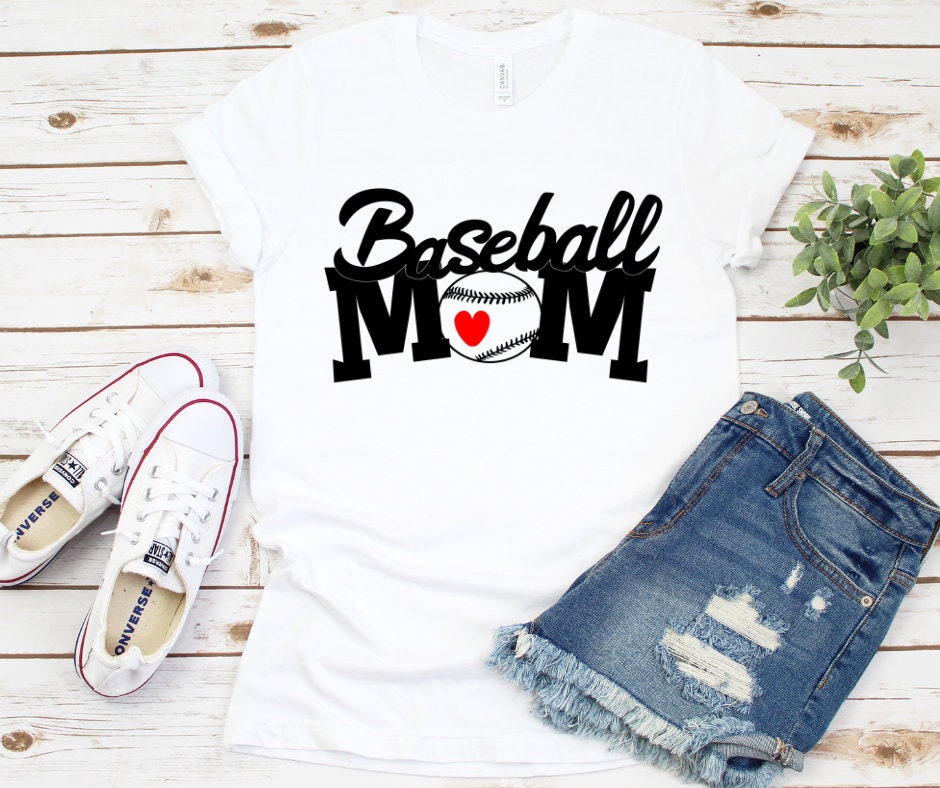 Baseball Mama Shirt, Mom Squad Love Tshirt, Damen Sport Spirit Life Shirt von LoriApgarCreates