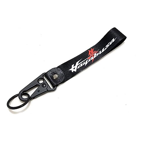 Motorrad-Schlüsselanhänger aus Metall, mit Stempel-Logo, Nylonseil, kompatibel mit Suzuki Hayabusa GSXR1300 1997–2023 (weiß) Motorrad-Schlüsselanhänger aus Metall, mit Stempel-Logo, Nylonseil, kompatibel mit Suzuki Hayabusa GSXR1300 1997–2023 (weiß) von Lorick