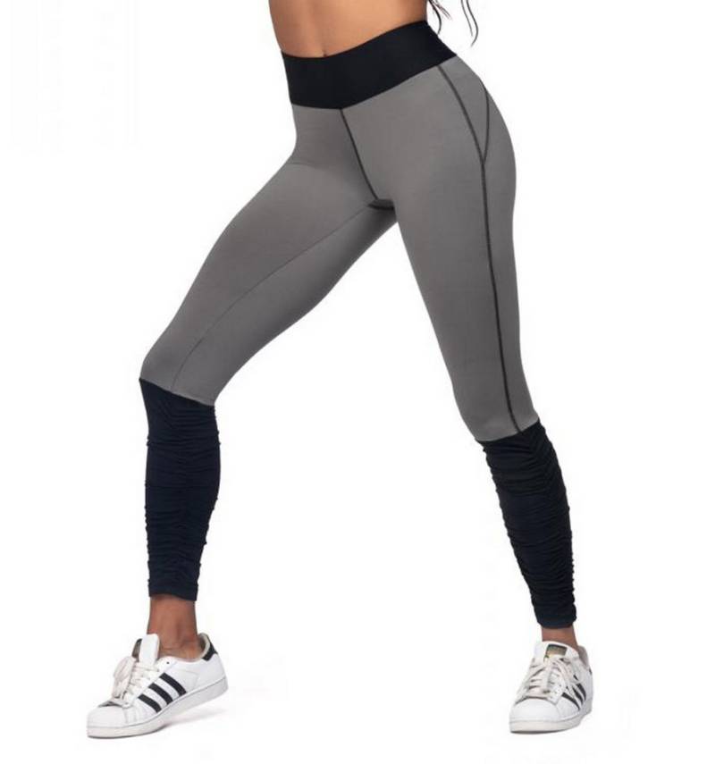 Lorin Leggings Frauen Sport Leggings elastisch in schwarz grau Fitness Hose dehnbar m Lorin Leggings Frauen Sport Leggings elastisch in schwarz grau Fitness Hose dehnbar m von Lorin