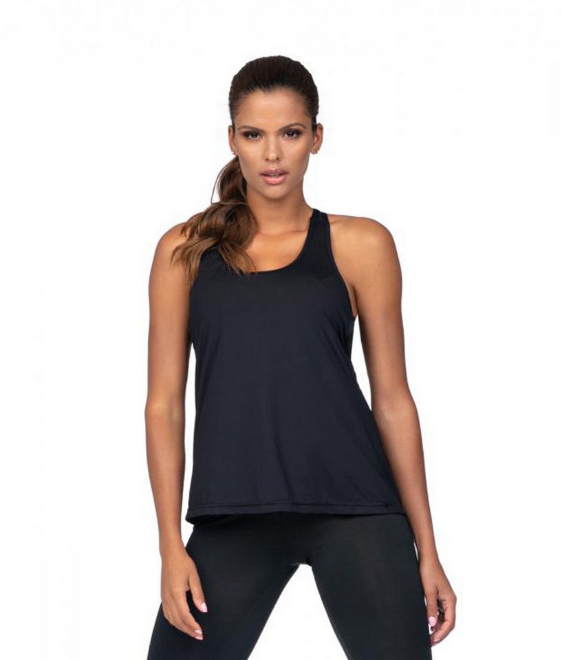 Lorin T-Shirt Damen Sport Shirt Fitness Top Tanktop in schwarz, Material weich und e von Lorin