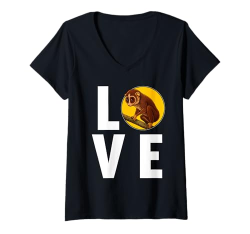 Damen Loris T-Shirt mit V-Ausschnitt Damen Loris T-Shirt mit V-Ausschnitt von Loris Tier Shop