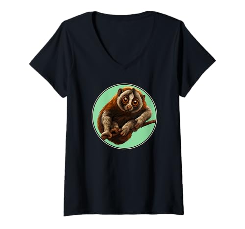 Damen Loris T-Shirt mit V-Ausschnitt Damen Loris T-Shirt mit V-Ausschnitt von Loris Tier Shop