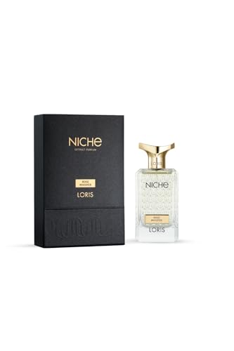 LORIS NICHE Rose Whisper Eau de Parfum Extrakt, 70 ml, Luxuriöser Rosenduft, Eleganter Glasflakon von Loris