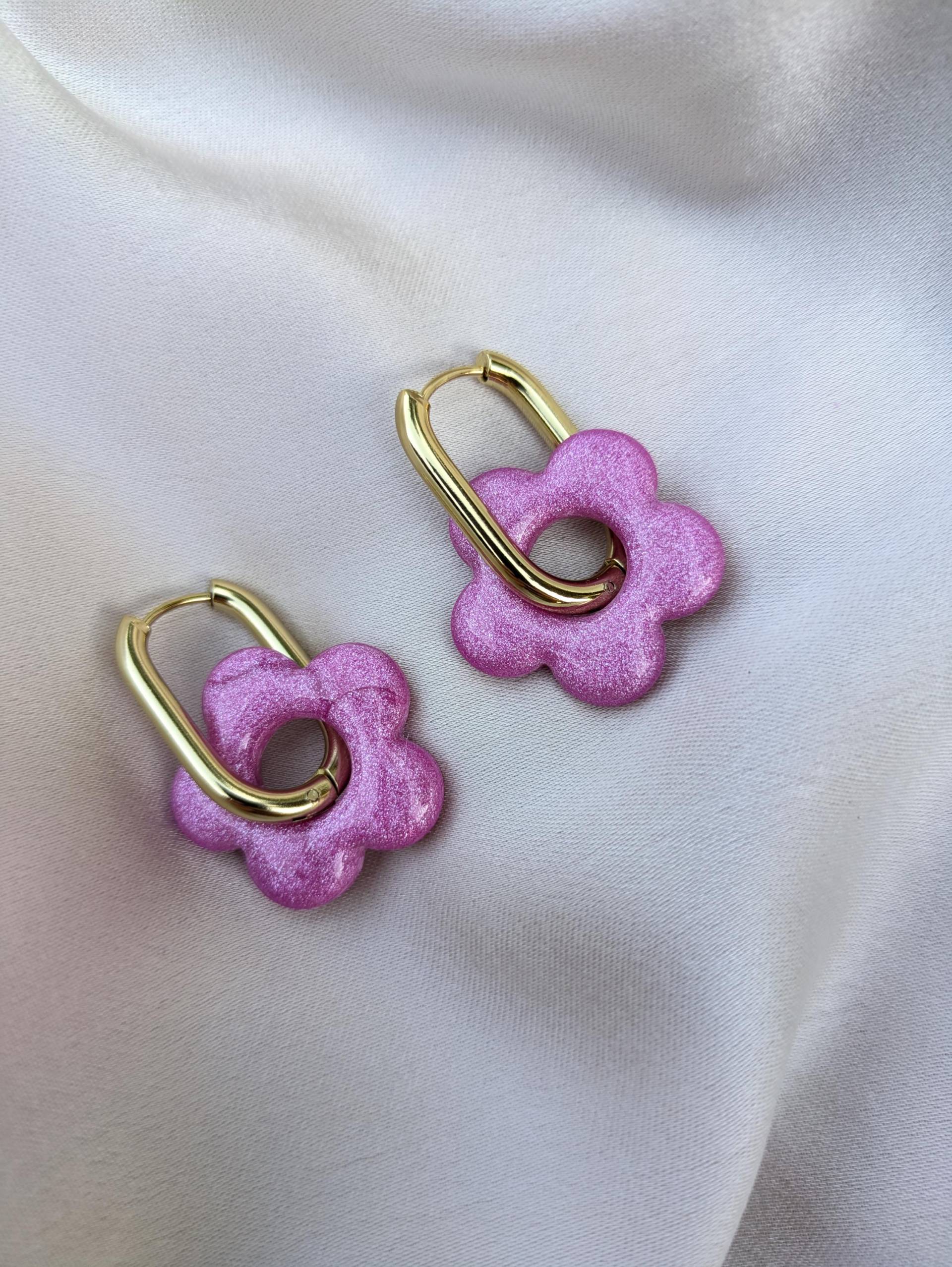 Blümchen Ohrringe Aus Polymer Clay Blümchen Ohrringe Aus Polymer Clay von LorisOhris