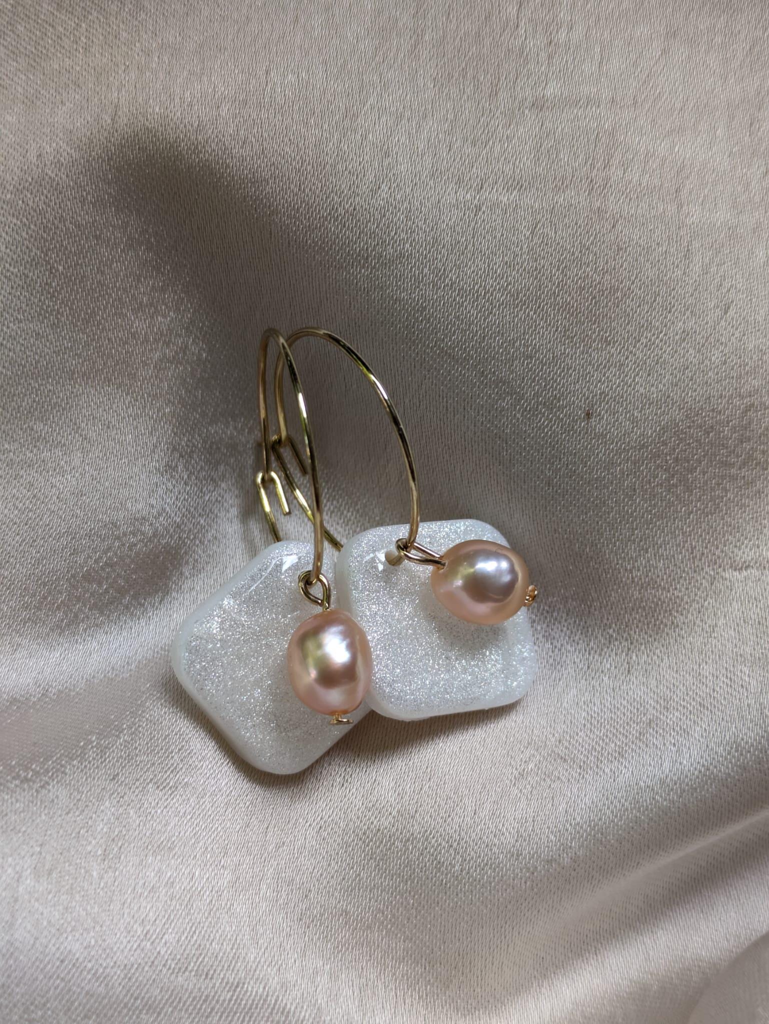Ohrringe Aus Polymer Clay Mit Perlen Ohrringe Aus Polymer Clay Mit Perlen von LorisOhris