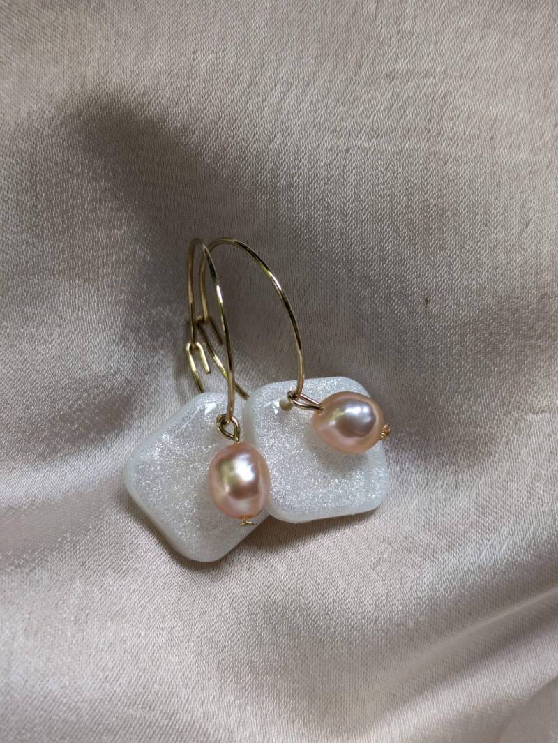 Ohrringe Aus Polymer Clay Mit Perlen Ohrringe Aus Polymer Clay Mit Perlen von LorisOhris