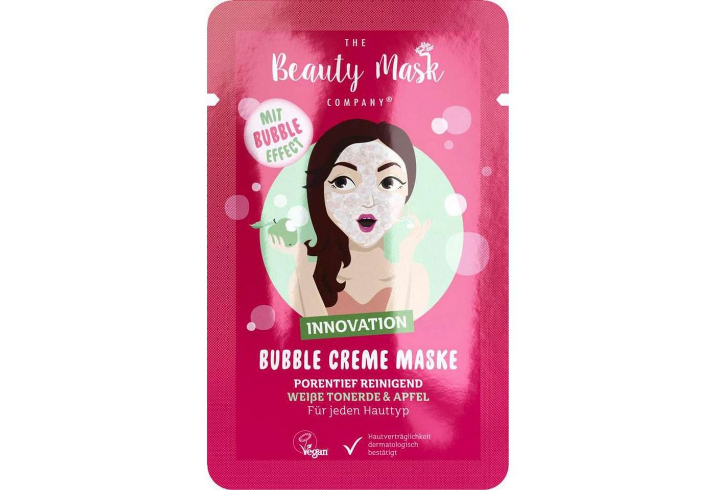 Lornamead Gesichts-Reinigungsmaske Beauty Mask Company Bubble Creme Gesichtsmaske Weiße Tonerde Apfel Bad Lornamead Gesichts-Reinigungsmaske Beauty Mask Company Bubble Creme Gesichtsmaske Weiße Tonerde Apfel Bad von Lornamead