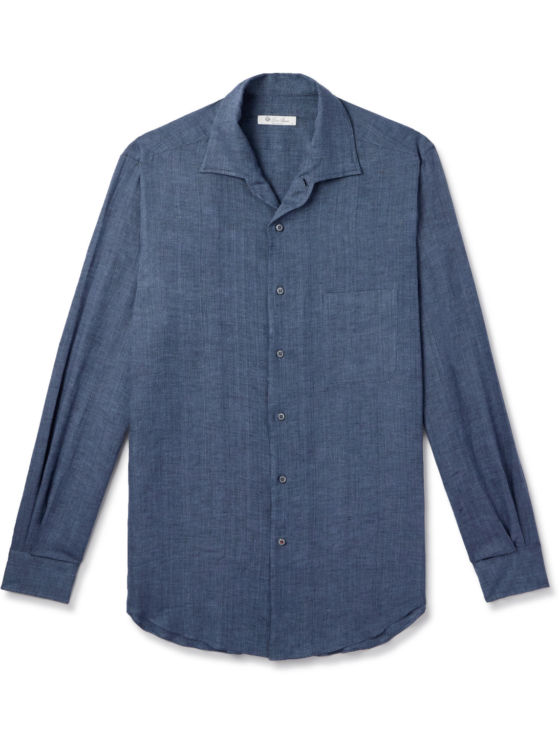 Loro Piana - André Arizona Linen Shirt - Men - Blue - XS von Loro Piana