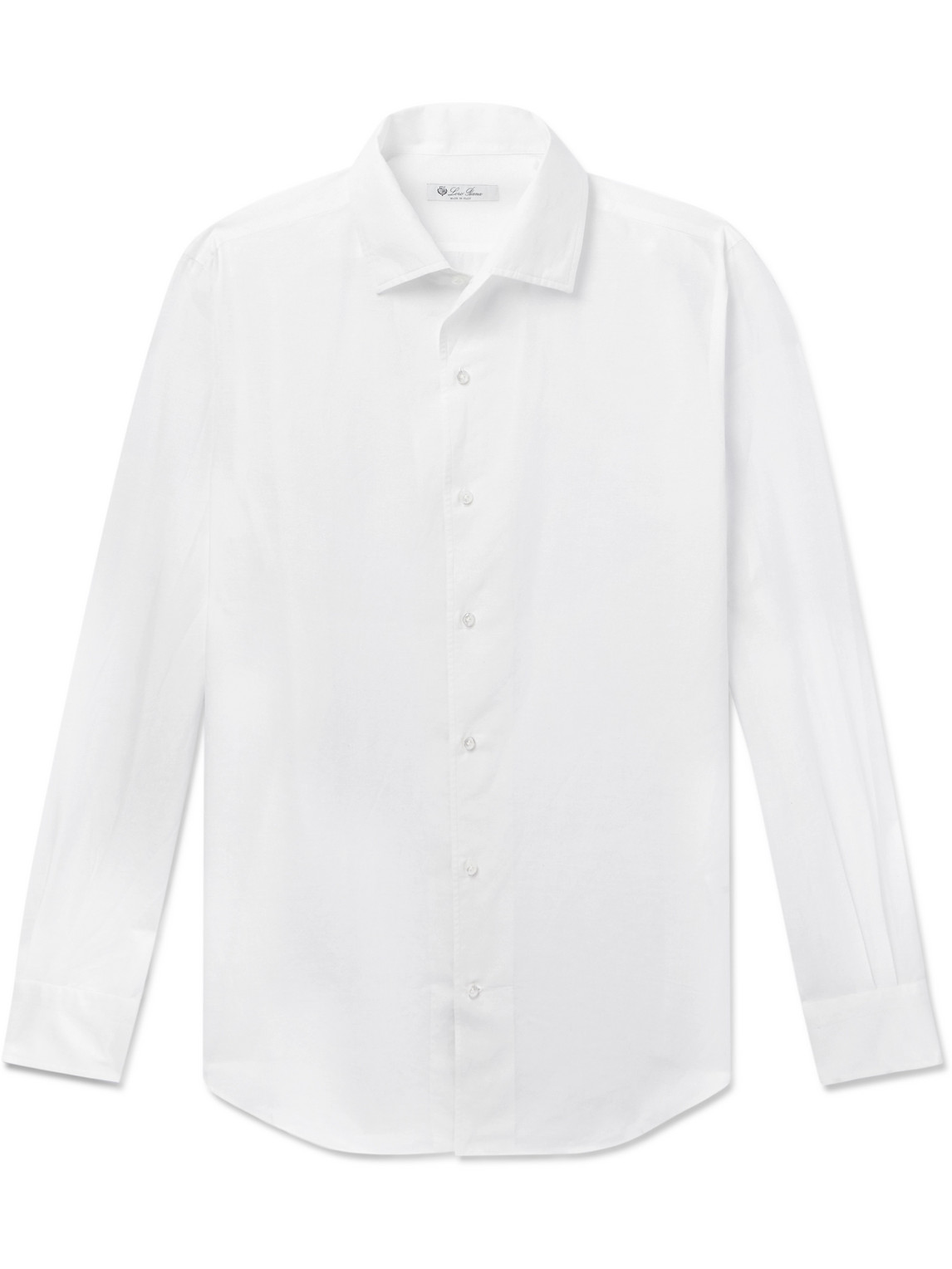 Loro Piana - André Linen and Cotton-Blend Shirt - Men - White - L von Loro Piana