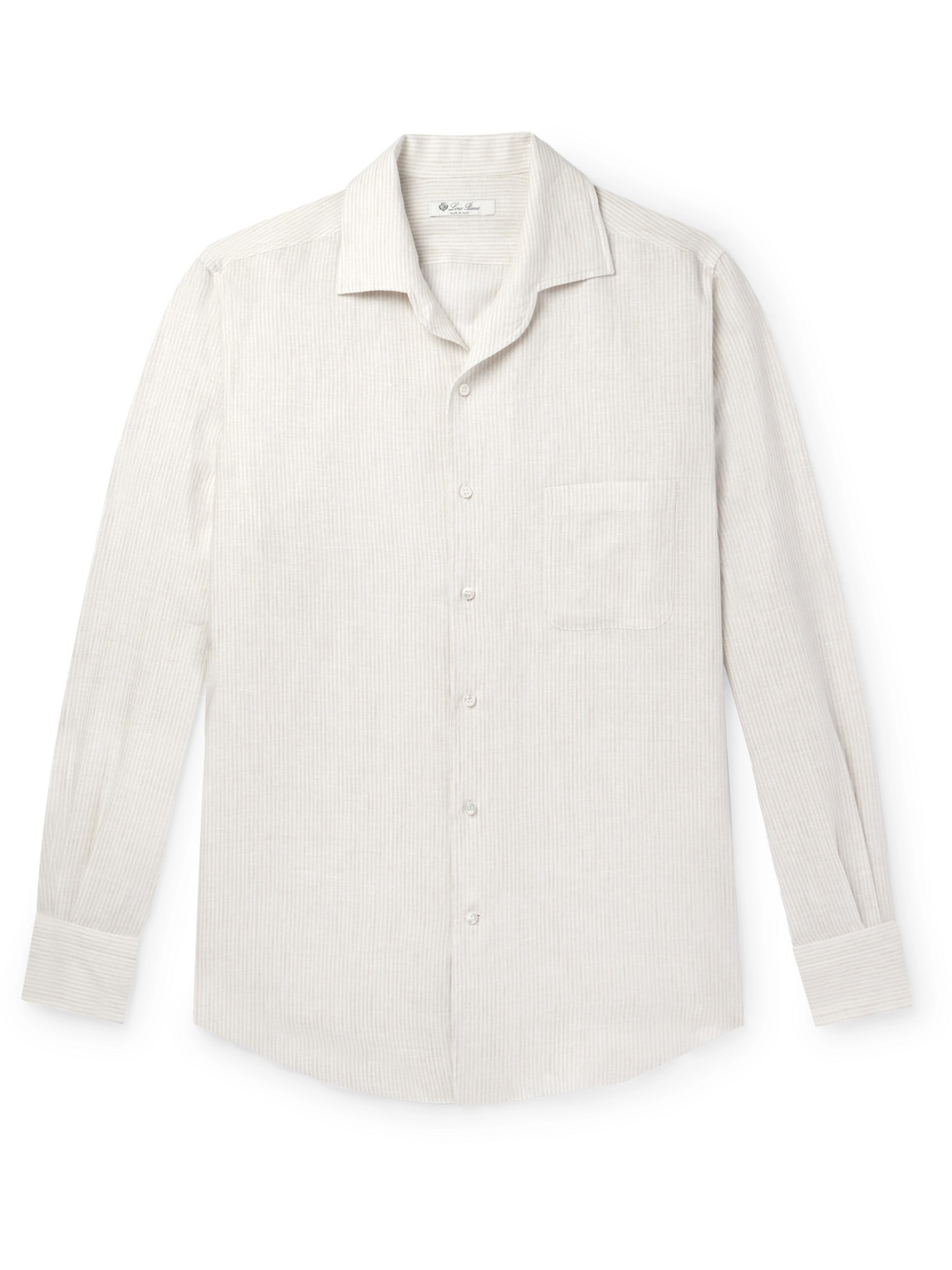 Loro Piana - André Striped Linen Shirt - Men - Neutrals - XL von Loro Piana