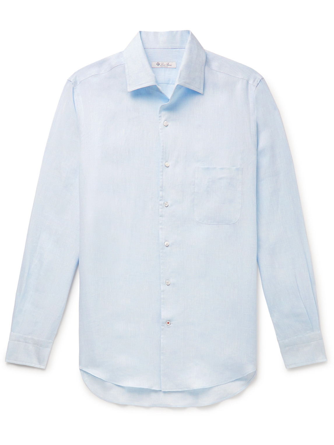 Loro Piana - Arizona Linen Shirt - Men - Blue - S von Loro Piana