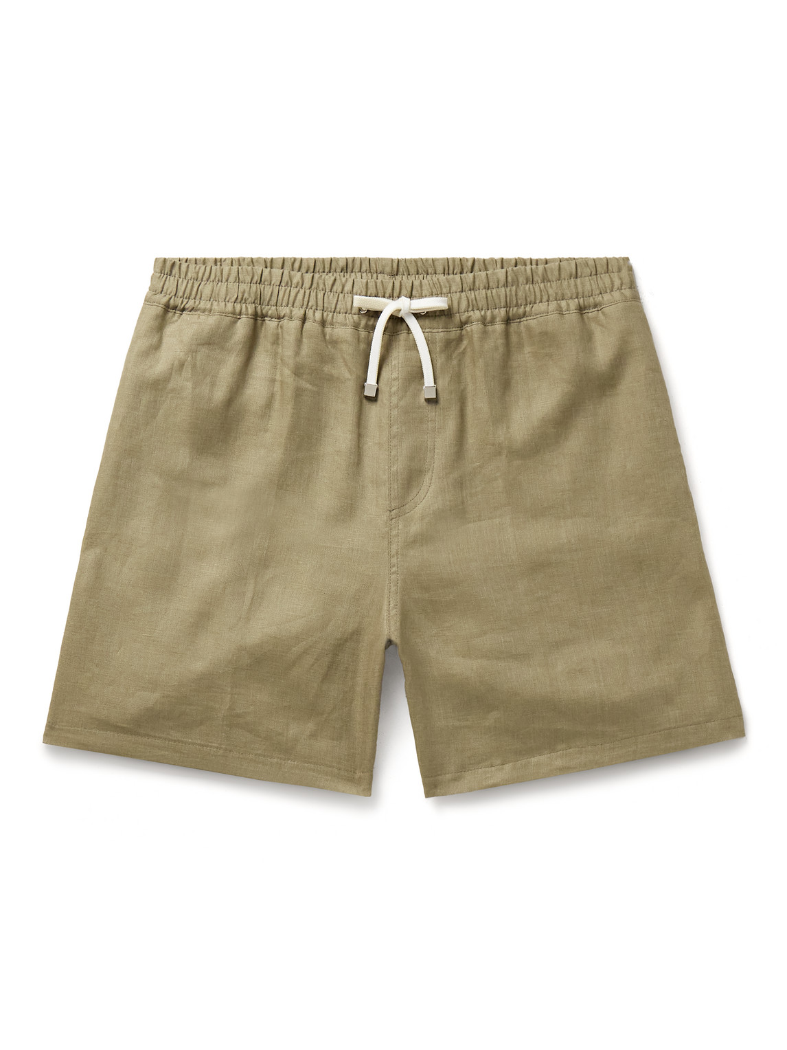 Loro Piana - Arizona Straight-Leg Linen Bermuda Shorts - Men - Brown - XXL von Loro Piana