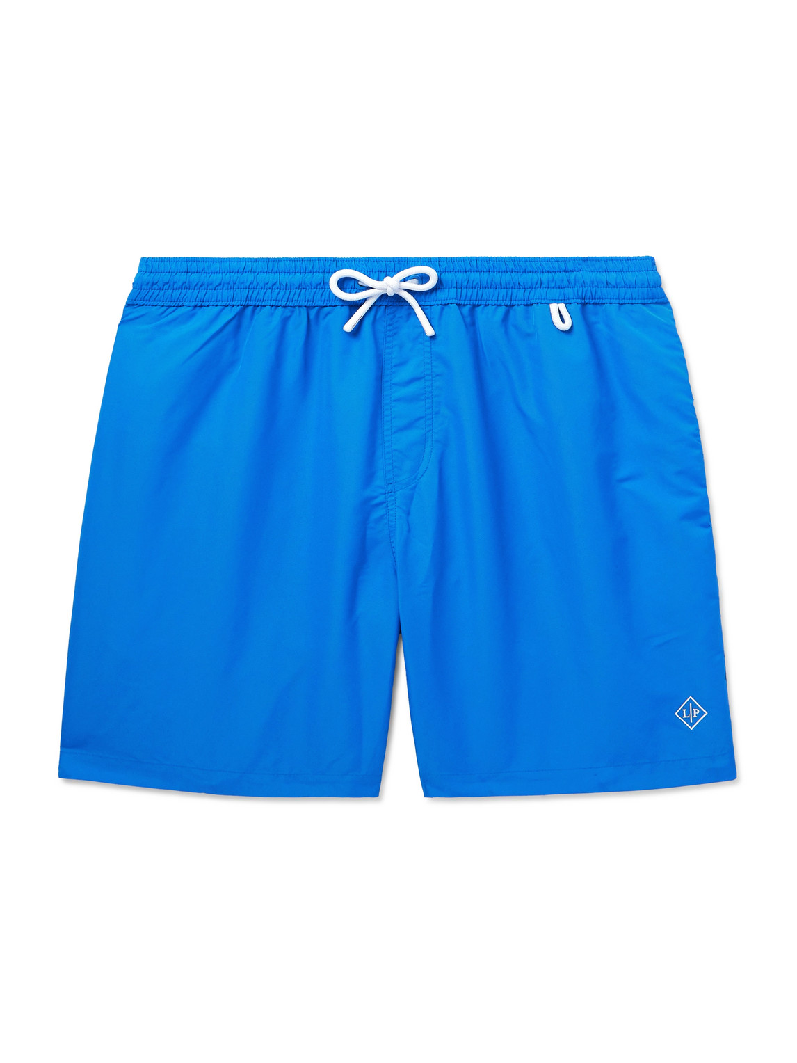 Loro Piana - Bay Straight-Leg Mid-Length Logo-Print Swim Shorts - Men - Blue - S Loro Piana - Bay Straight-Leg Mid-Length Logo-Print Swim Shorts - Men - Blue - S von Loro Piana