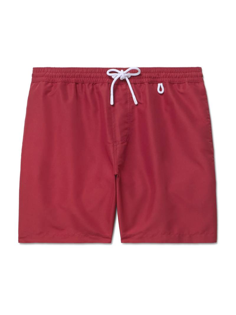 Loro Piana - Bay Straight-Leg Mid-Length Swim Shorts - Men - Red - XXXL von Loro Piana