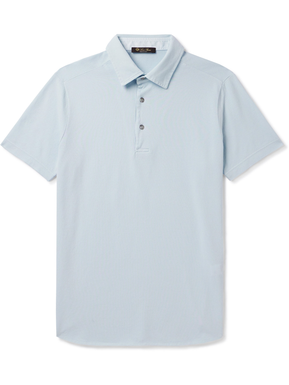 Loro Piana - Cotton-Piqué Polo Shirt - Men - Blue - XXL von Loro Piana