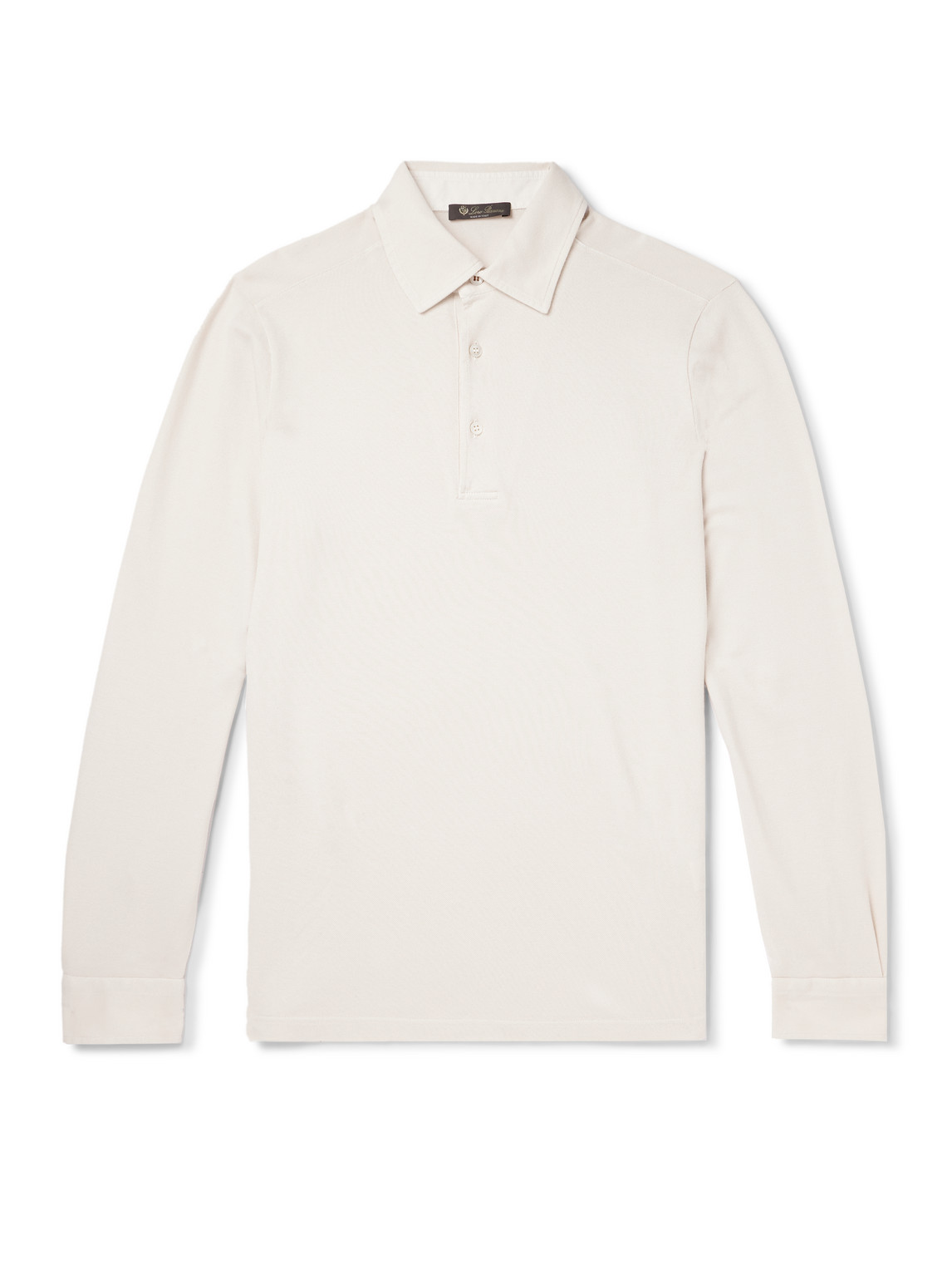 Loro Piana - Cotton-Piqué Polo Shirt - Men - White - S von Loro Piana