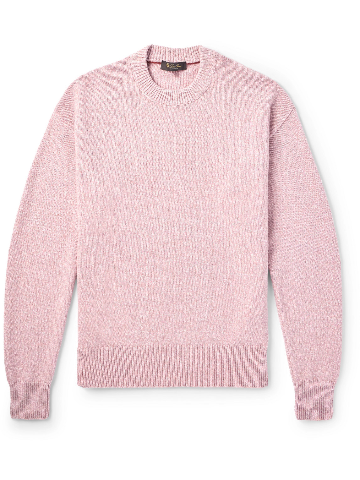 Loro Piana - Cotton and Cashmere-Blend Sweater - Men - Pink - IT 52 von Loro Piana