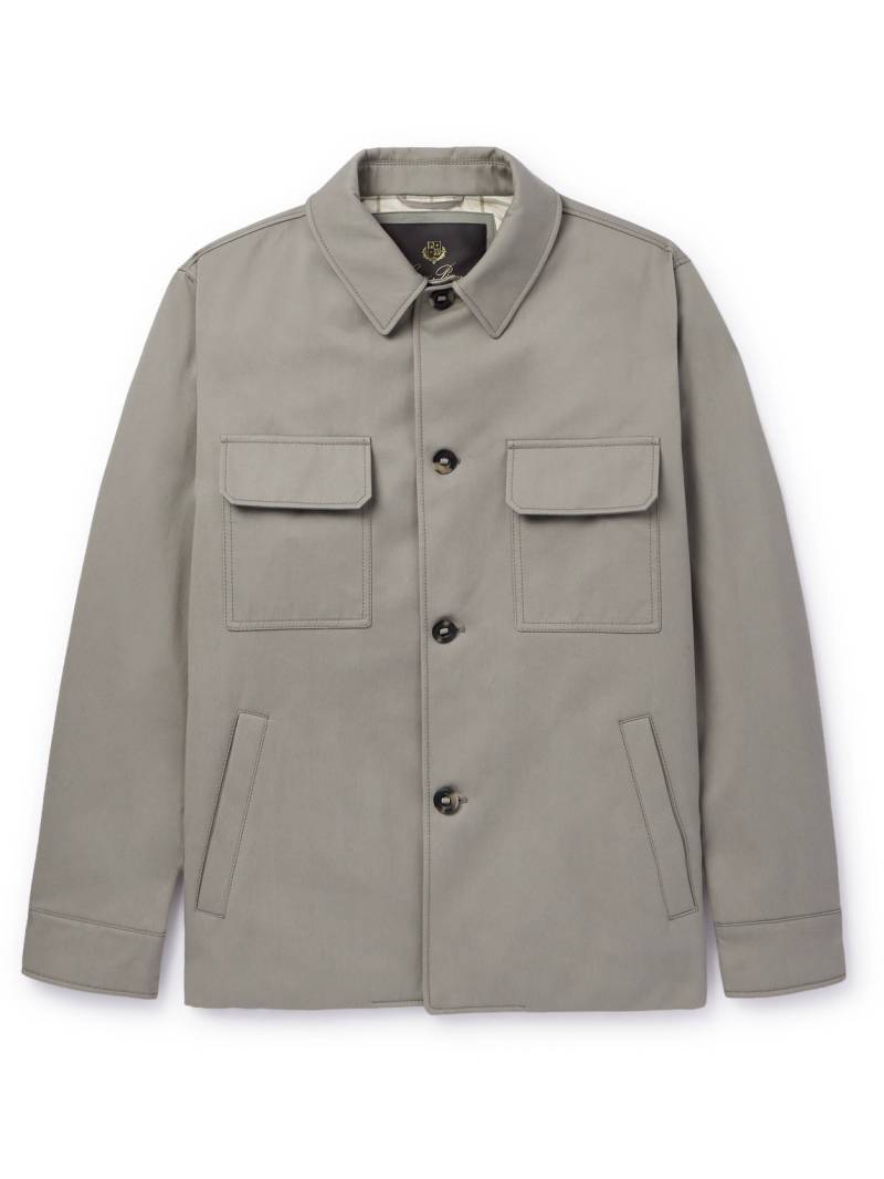 Loro Piana - Cotton and Linen-Blend Twill Shirt Jacket - Men - Neutrals - XXL von Loro Piana