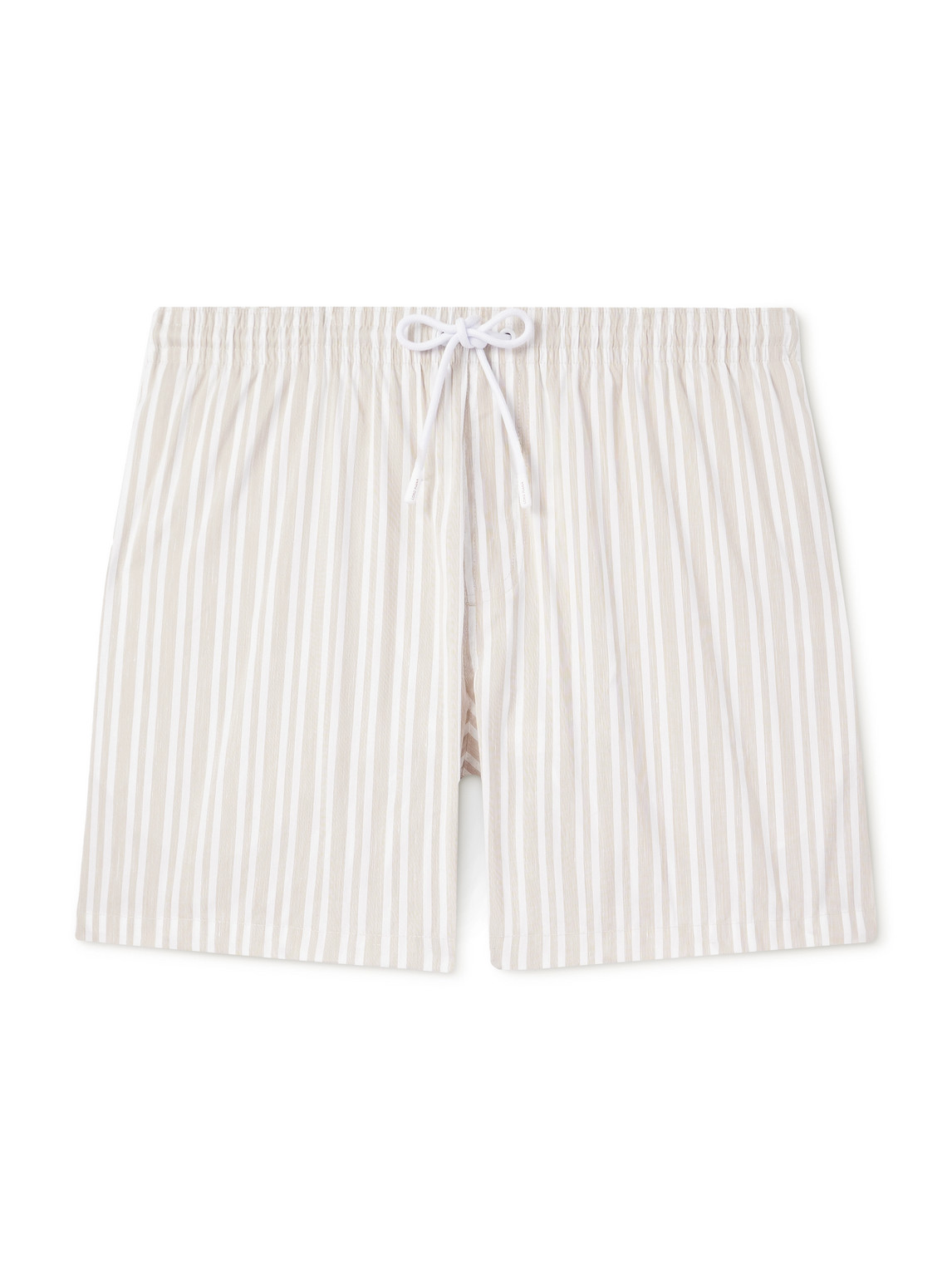 Loro Piana - Daneu Straight-Leg Mid-Length Striped Swim Shorts - Men - Neutrals - XXXL von Loro Piana