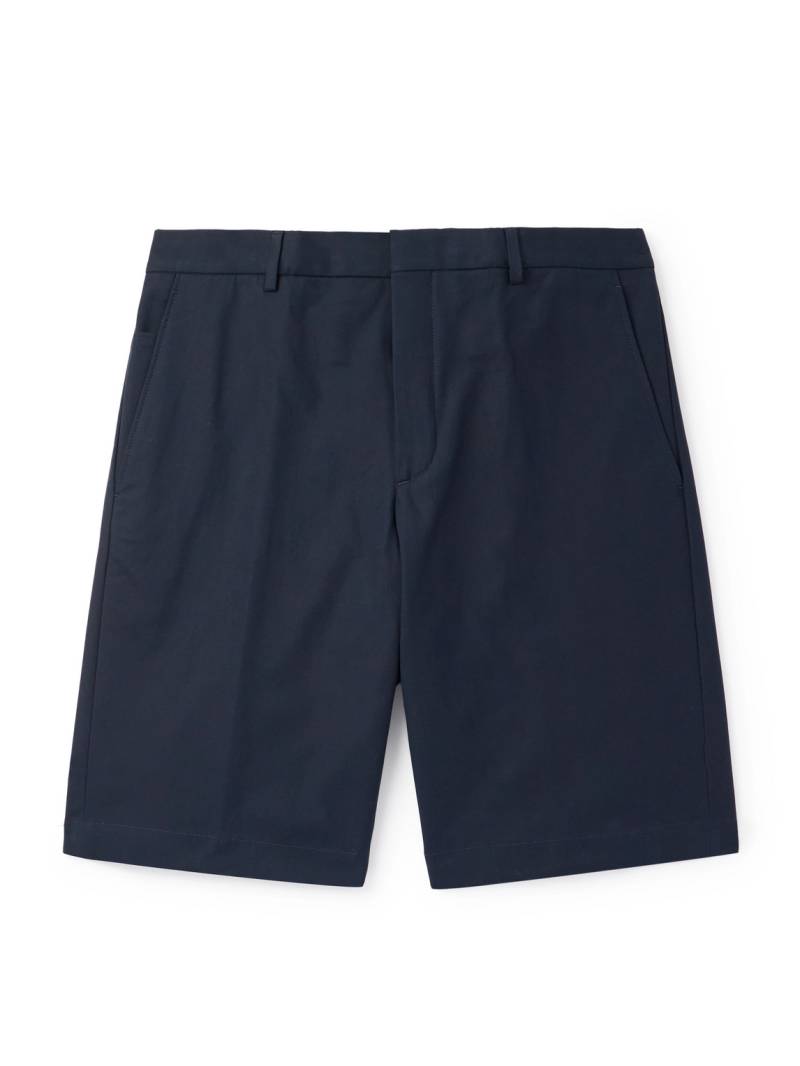 Loro Piana - Jarno Straight-Leg Stretch-Cotton Bermuda Shorts - Men - Blue - IT 54 von Loro Piana