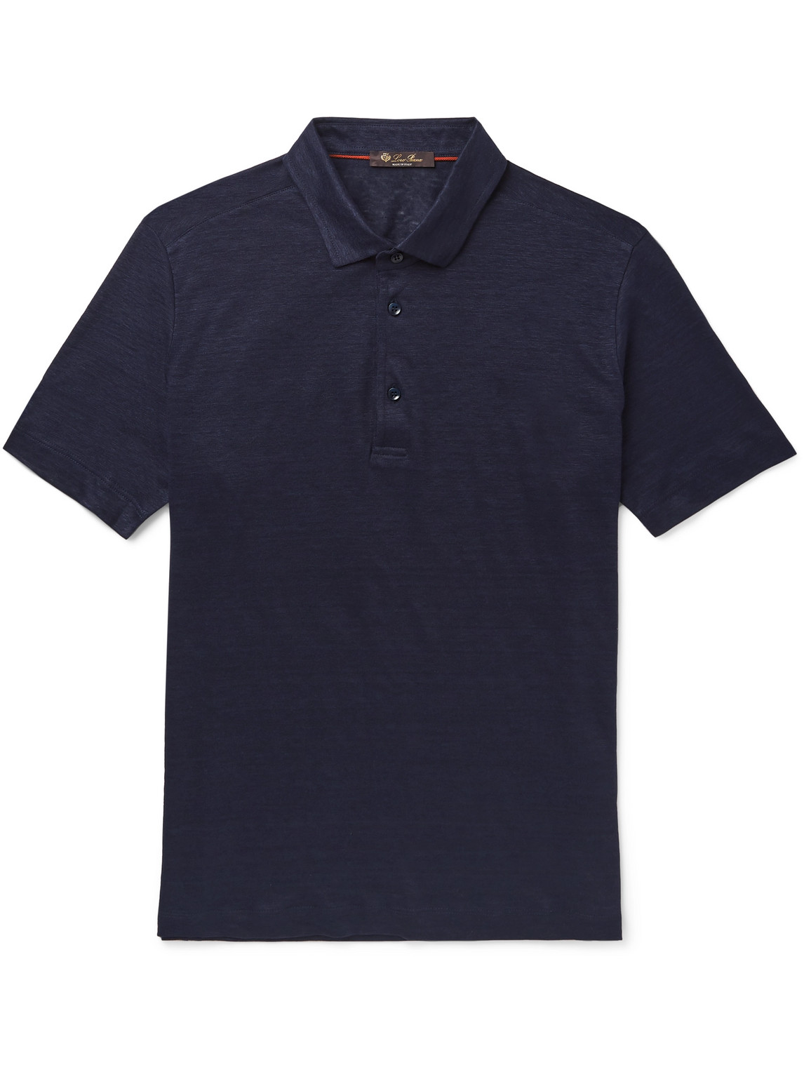 Loro Piana - Linen-Jersey Polo Shirt - Men - Blue - S von Loro Piana