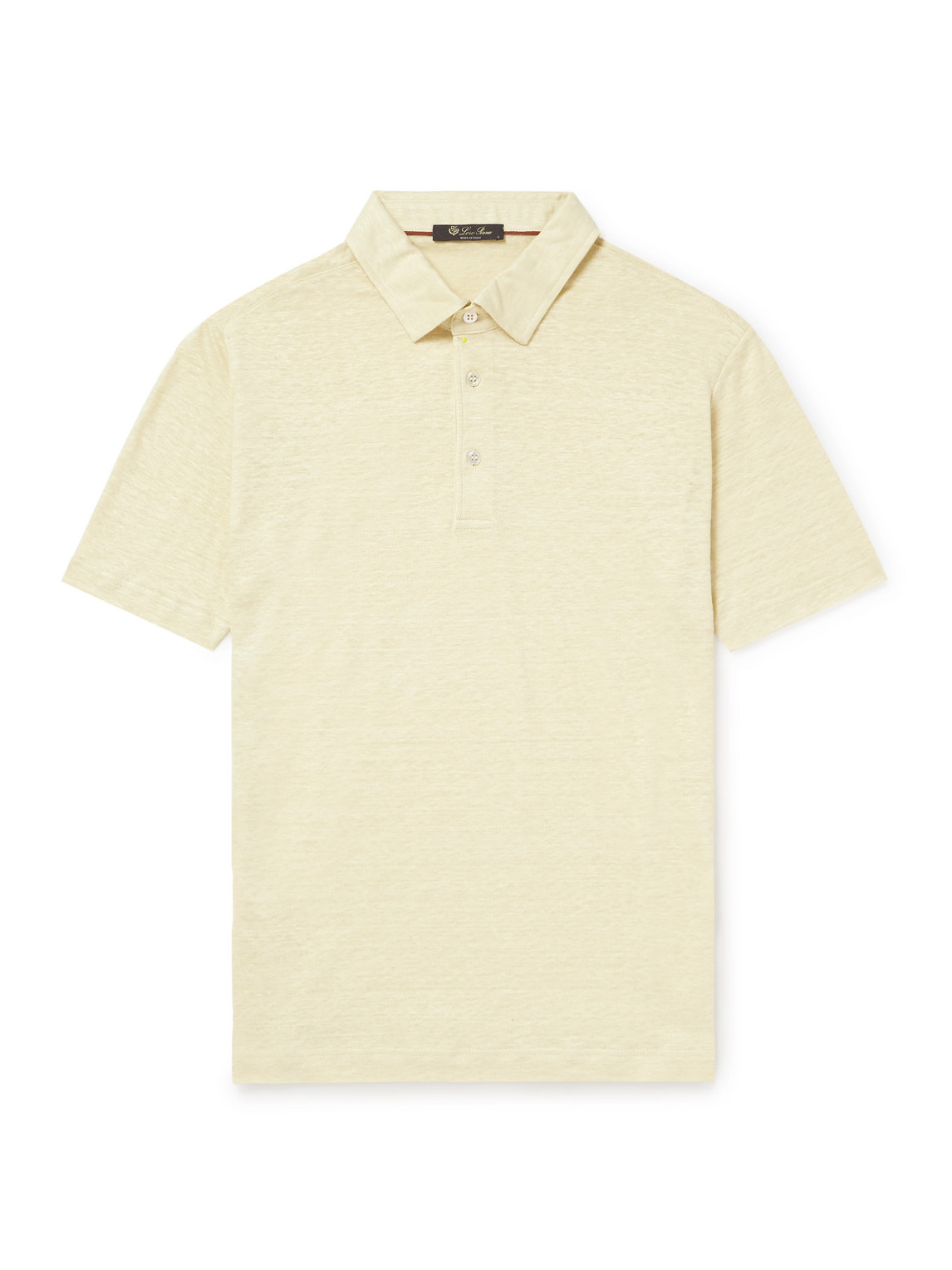 Loro Piana - Linen-Jersey Polo Shirt - Men - Neutrals - XXL von Loro Piana