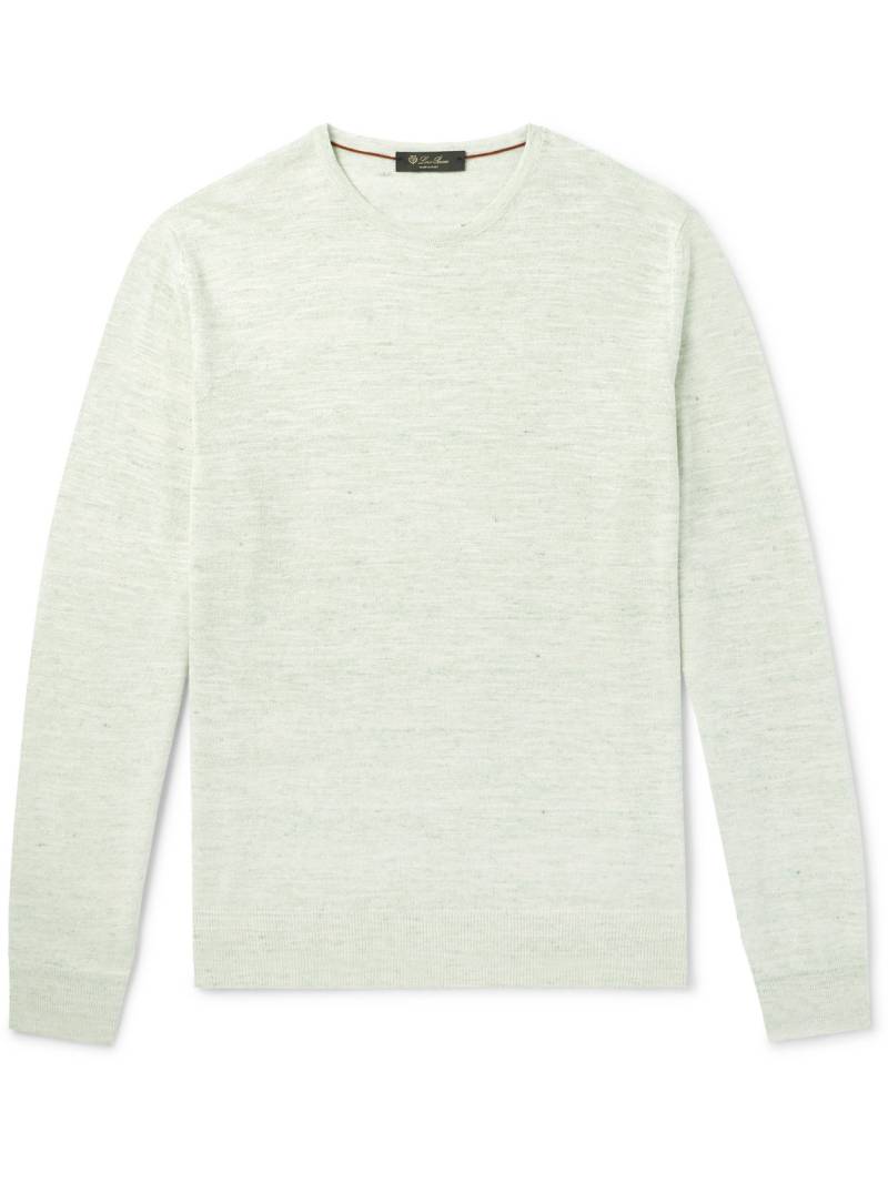 Loro Piana - Linen and Silk-Blend Sweater - Men - Green - IT 56 von Loro Piana