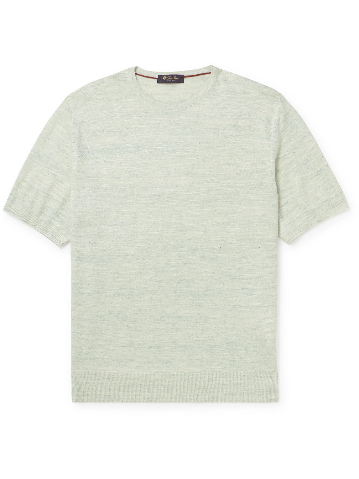 Loro Piana - Linen and Silk-Blend T-Shirt - Men - Green - IT 58 von Loro Piana